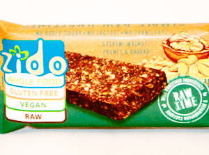 100% Organischer roher Vegan-Energieriegel mit Walnüssen, Cashew und Baobab "ZIDO”, 40 g
