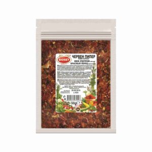 Süße Rote Pfefferflocken "Bioset", 50 g - 3