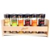 BBQ Gewürzmühle-Set mit Grill Gewürzmischungen, Pfeffer, Zimt, Kurkuma, Kardamom, Ingwer - 2