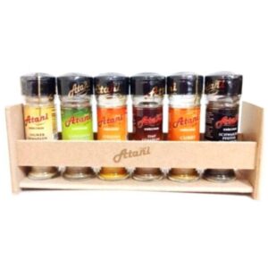 BBQ Gewürzmühle-Set mit Grill Gewürzmischungen, Pfeffer, Zimt, Kurkuma, Kardamom, Ingwer - 2